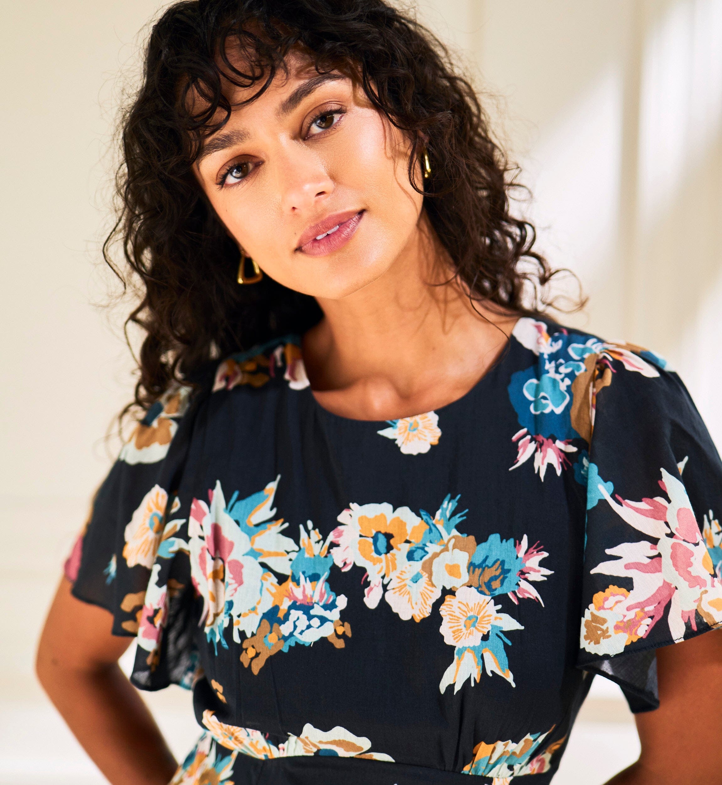 Elan Midi Dress | Vitet Floral XS Elan Midi Dress | Vitet Floral XS