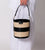 Emery Rattan Bucket Bag | Natural & Black Totes Cleobella 