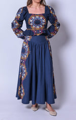 Esmeralda Ankle Skirt | Venezia Blue Bottoms Cleobella 