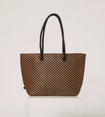 Eugenie Woven Tote Bag | Brown Multi Totes Cleobella 