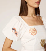 Flora Mini Dress | Ivory Multi Dresses Cleobella 