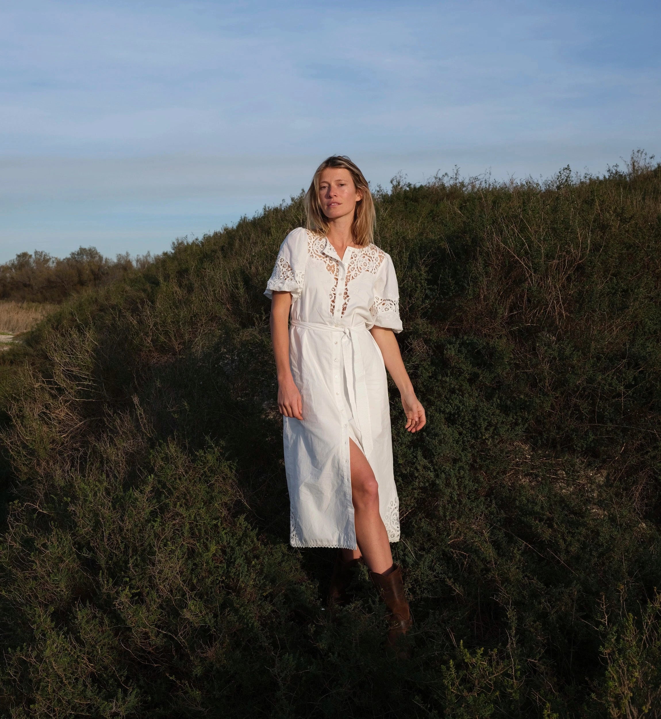 Franny Midi Dress | Ivory M Franny Midi Dress | Ivory M