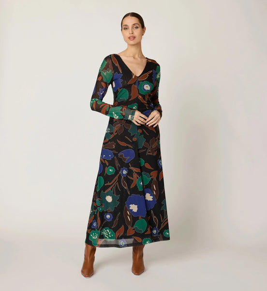mariposa printed mesh mini dress Halsey Ankle Dress