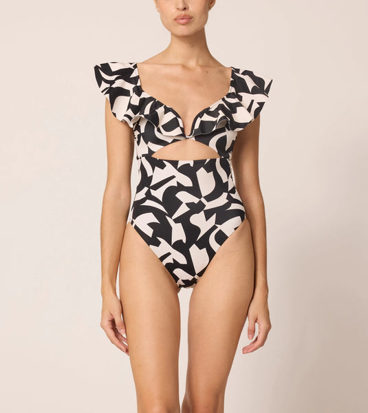 Harlow One Piece | Osaria Black/White – Cleobella Harlow One Piece | Osaria Black/White – Cleobella