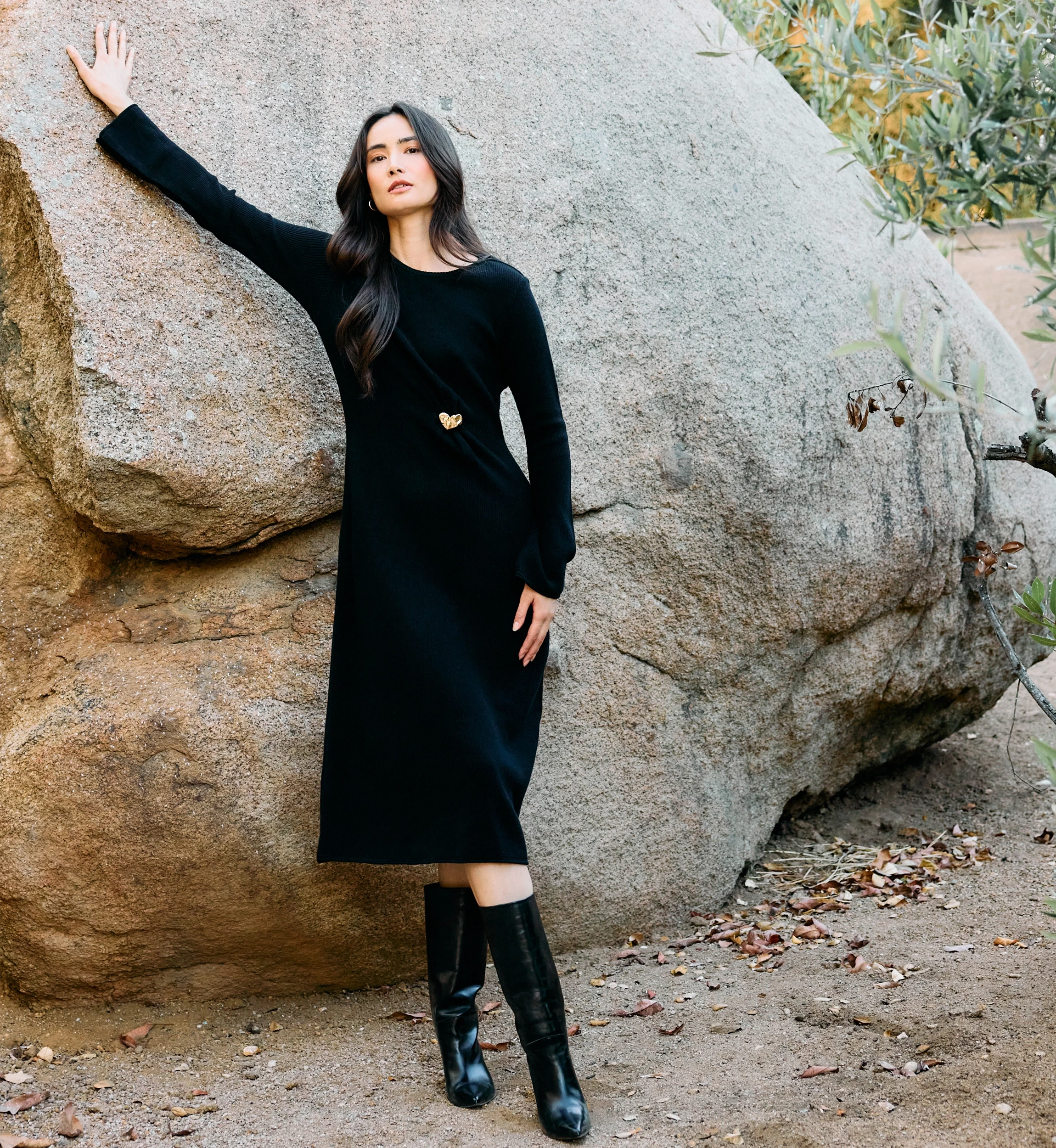 Hjarta Midi Dress | Black Cleobella Hjarta Midi Dress | Black Cleobella