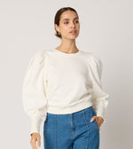 Indi Sweatshirt | Ivory Tops Cleobella 