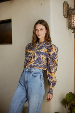 Irina Blouse | Blue Castello Tops Cleobella 