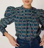 Irina Blouse | Santo Stripe Tops Cleobella 