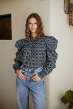 Link to Irina Blouse | Blue Castello