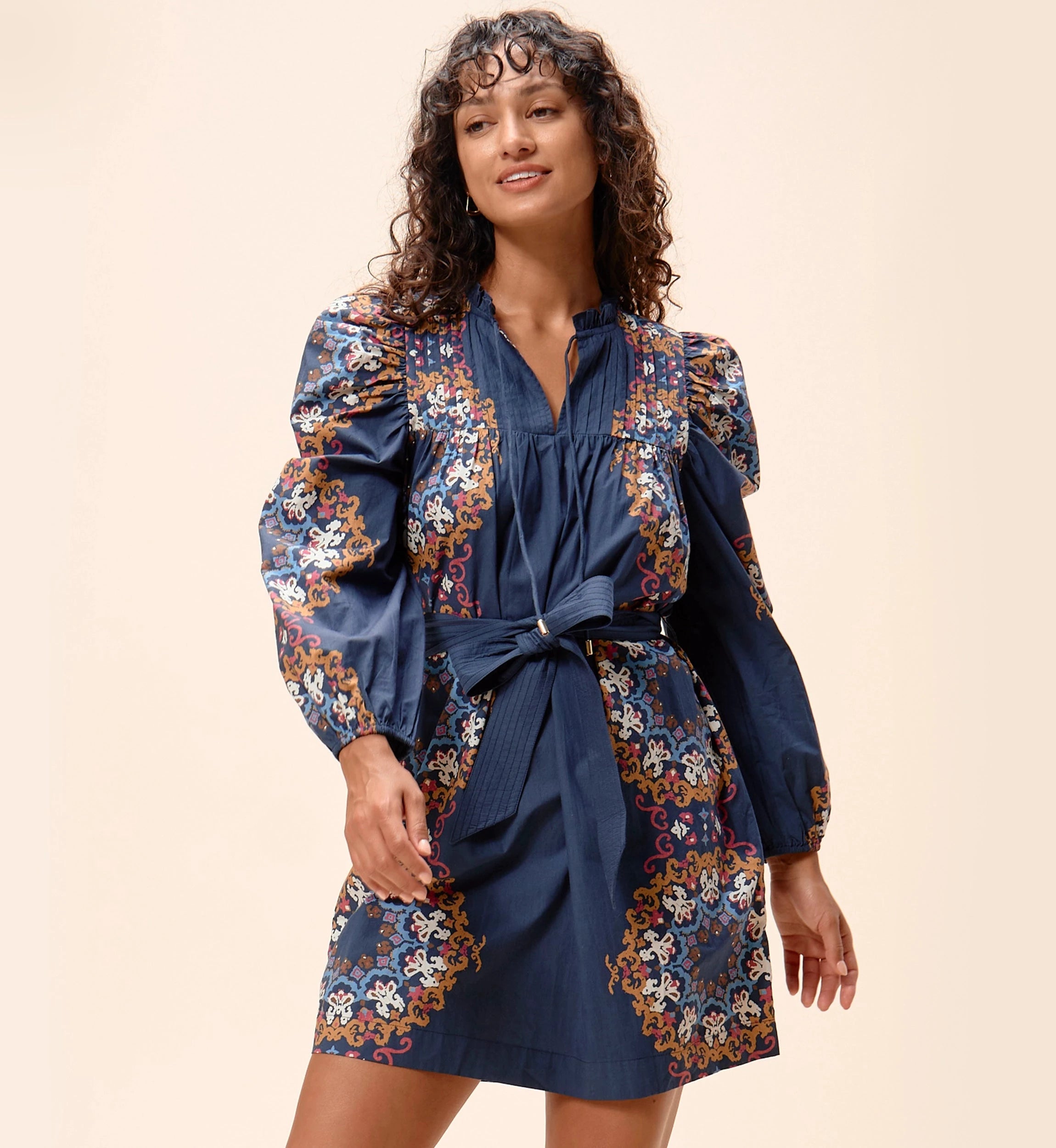 Cleobella - Ivana Mini Dress - Venezia Blue L Cleobella - Ivana Mini Dress - Venezia Blue L