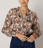 Ivy Blouse | Nutmeg Paisley Tops Cleobella 