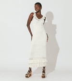 Janis Hand Crochet Midi Dress | Ivory Dresses Cleobella 