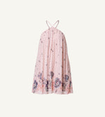 mena mini dress black print Women's Glowy Girl Floral Sleeveless Floral Mini Dress in Black