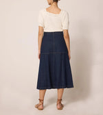 Josie Midi Skirt | Dark Denim Bottoms Cleobella 