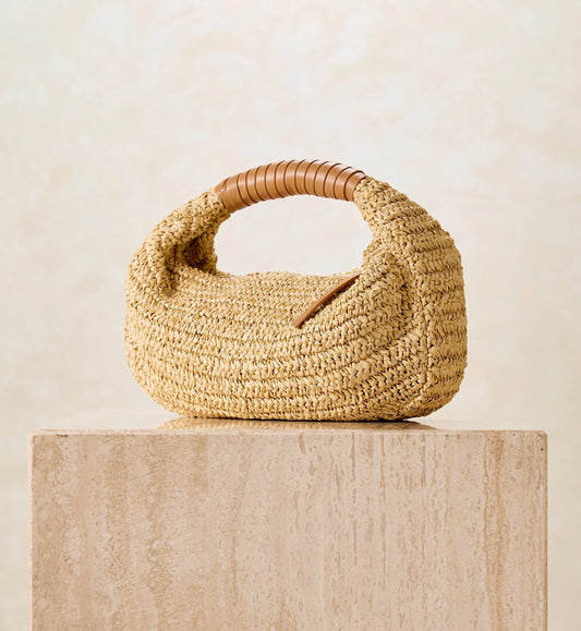Julia Raffia Hobo Bag | Natural Totes Cleobella 