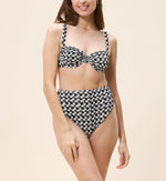 Kimber Bottom | Ivory/Black Swim-Bottom Cleobella 