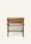 Leela Lounge Chair in Neutral Arches Lounge Hati Home 