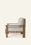 Leela Lounge Chair in Neutral Arches Lounge Hati Home 