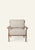 Leela Lounge Chair in Neutral Arches Lounge Hati Home 