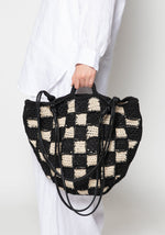 Leilani Crochet Tote | Black/Ivory Accessories Cleobella 