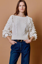 Loma Sweater | Ivory Tops Cleobella 