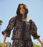 Lucille Blouse | Dark La Ramos Tops Cleobella 