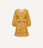 Link to Magdalena Mini Dress | Wildflower Citrus
