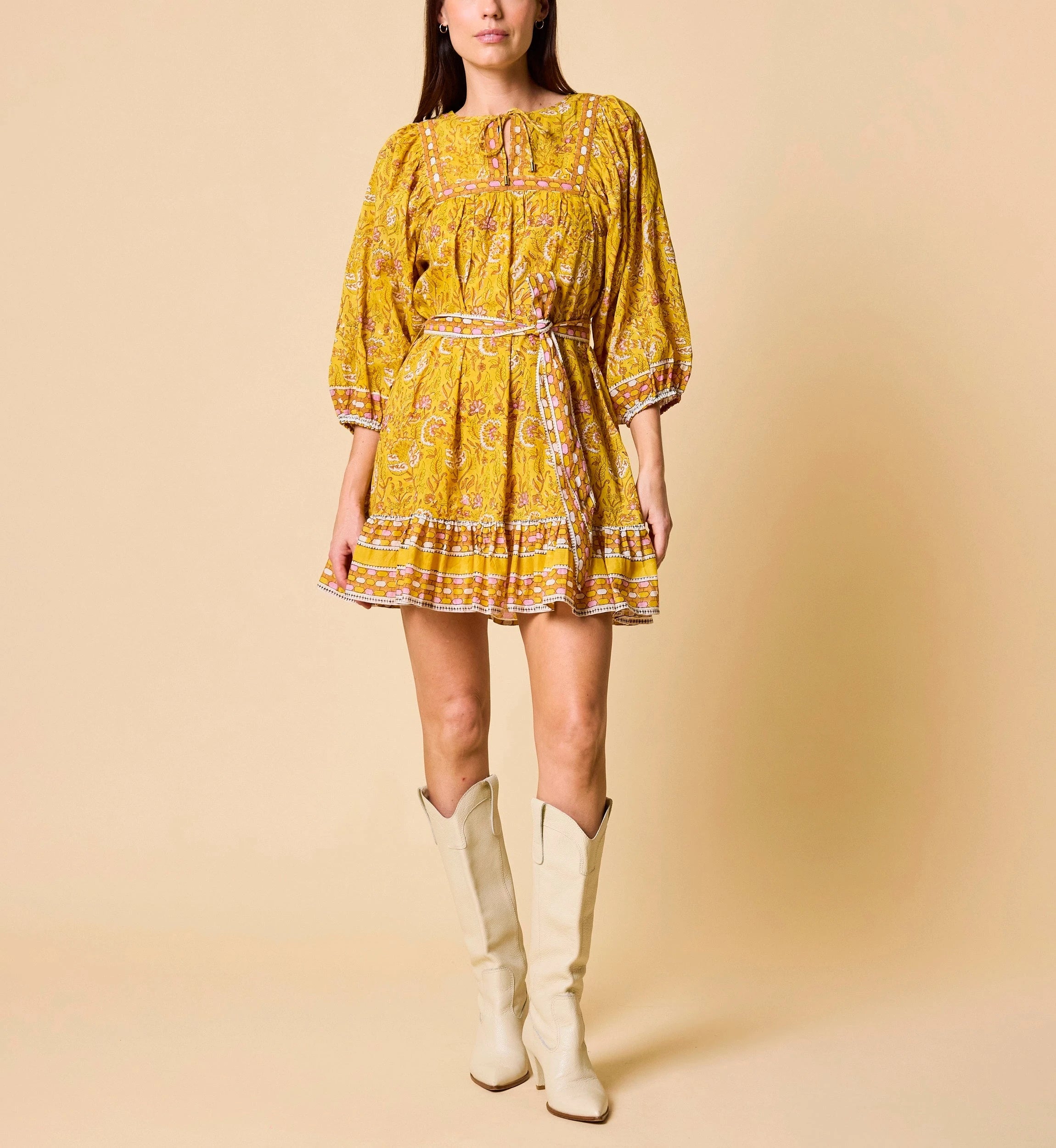 cleobella magdalena mini dress CLEOBELLA Magdalena Mini Dress In Las Palmas XS