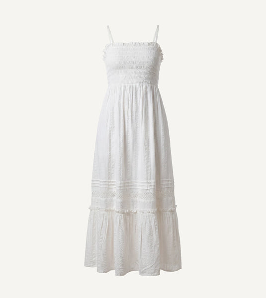 Magnolia Ankle Dress | Ivory – Cleobella