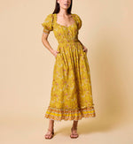 Marcella Ankle Dress | Wildflower Citrus Dresses Cleobella 