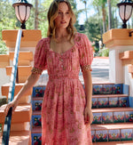 Marcella Ankle Dress | Wildflower Prism Pink Dresses Cleobella 
