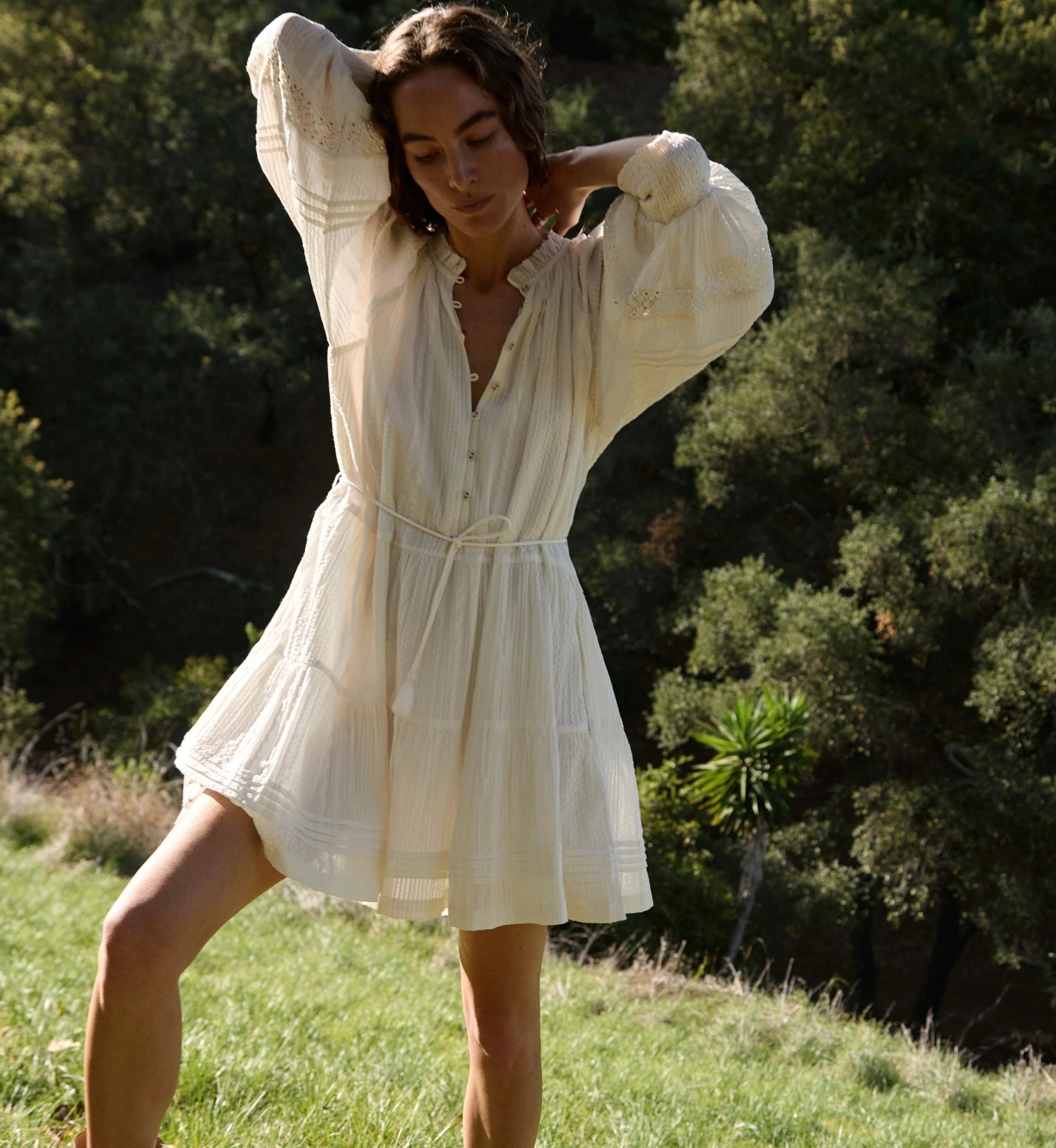 villanelle mini dress - ivory Villanelle Mini Dress Babyboo