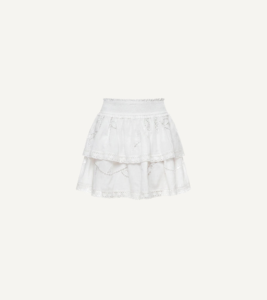 Monet Mini Skirt | Ivory Bottoms Cleobella 