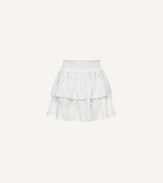 Monet Mini Skirt | Ivory – Cleobella