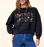 Mother Nature Sweatshirt | Black Tops Cleobella 