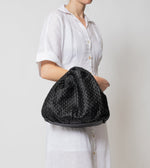 Nia Woven Handbag | Black Totes Cleobella 