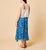 Noa Midi Skirt | Blue Florabella Bottoms Cleobella 