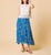 Noa Midi Skirt | Blue Florabella Bottoms Cleobella 