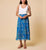 Noa Midi Skirt | Blue Florabella Bottoms Cleobella 