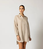 Nusa Button Up | Oatmeal Tops Cleobella 