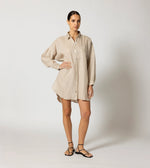 Nusa Button Up | Oatmeal Tops Cleobella 