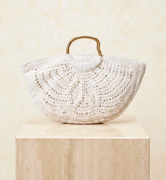 Ora Crochet Bag | Ivory Cleobella 