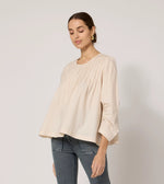 Penny Blouse | Vintage Ivory Tops Cleobella 