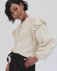 Maelle Cardigan | Ivory Tops Cleobella | Sustainable fashion | Sustainable Sweaters | Ethical Clothing |