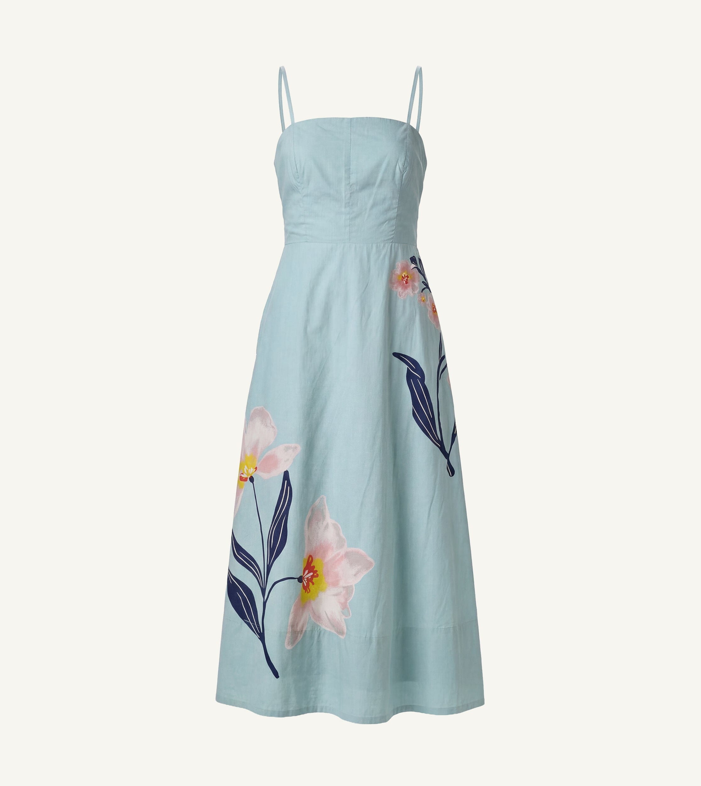 Riley Ankle Dress | Moresco Blue Surf – Cleobella