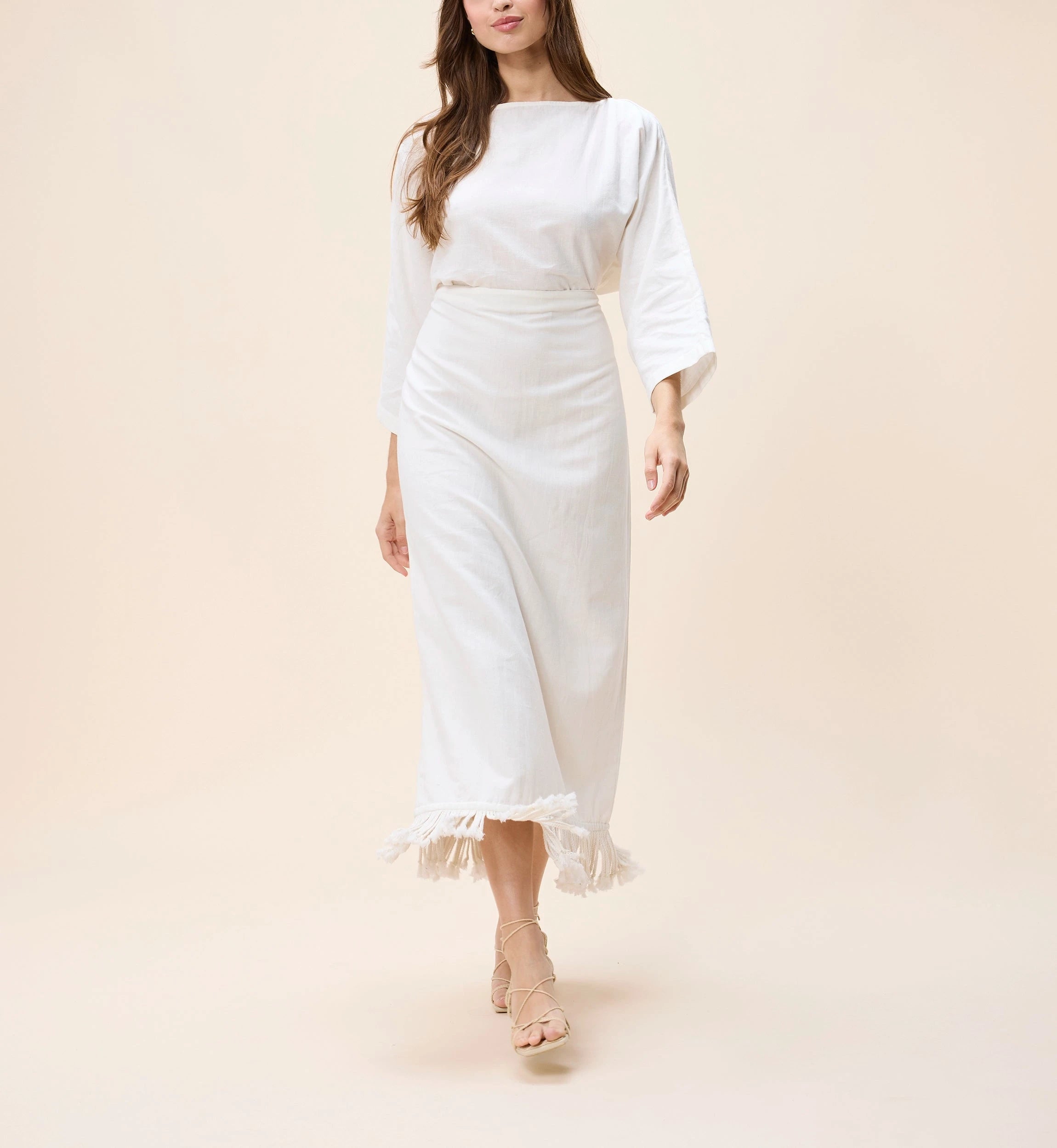 Robin Ankle Dress | Ivory XL Robin Ankle Dress | Ivory XL