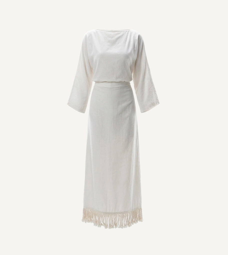 Robin Ankle Dress | Ivory XL Robin Ankle Dress | Ivory XL