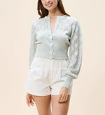 Roksi Sweater | Frosted Mint Jackets Cleobella 