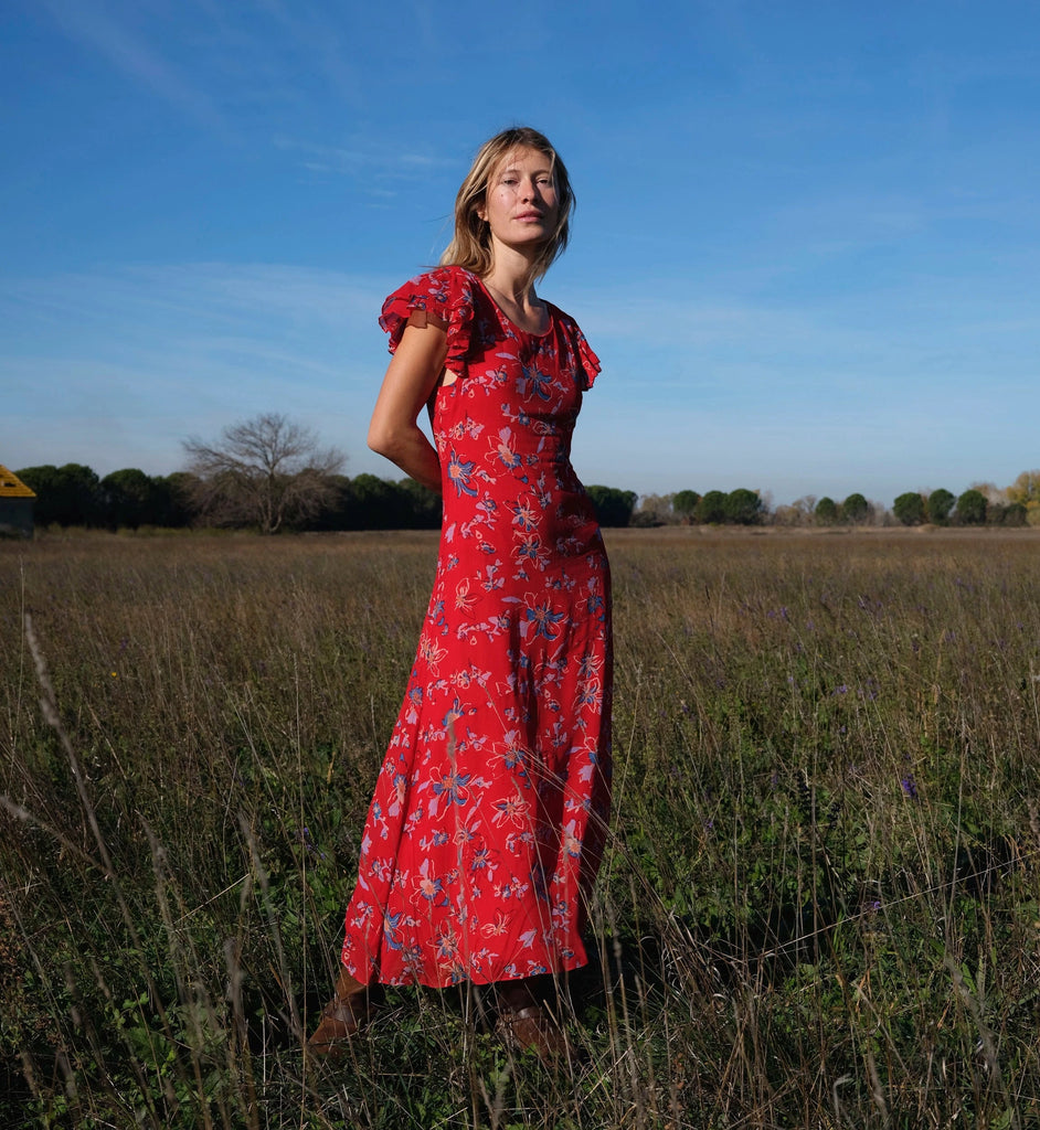 Roxanne Ankle Dress | Fiore Rosso Cleobella Roxanne Ankle Dress | Fiore Rosso Cleobella