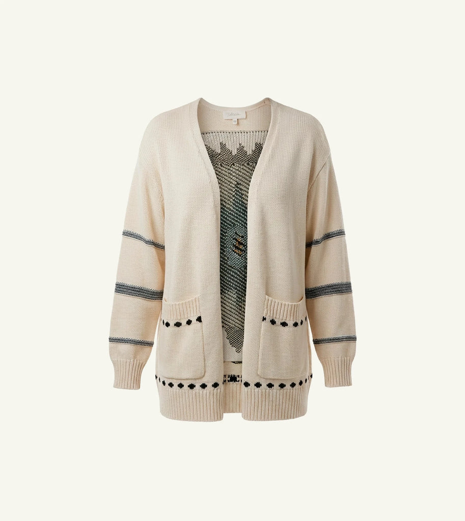 Rumer Sweater | Ivory Multi Jackets Cleobella 